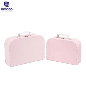Wholesale Cardboard <b>Suitcases</b> Customized Paper <b>Suitcase</b> Box Package with Handle Toys - Product Image 6