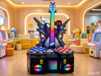 Máquina de Juego Arcade de Batería y Baile para Dos Jugadores, Operada con Monedas/Billetes, Simulador de Ritmo Musical para Centros de Juego