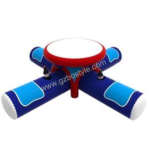 Tavolo da Mahjong Gonfiabile per 4 Persone Galleggiante sull'Acqua con Protezione Drenaggio <span class=keywords><strong>in</strong></span> PVC Tavolo Gonfiabile Galleggiante per Poker - Product Image 1