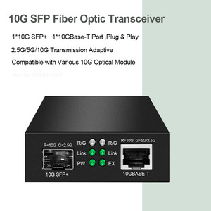Transceptor <span class=keywords><strong>de</strong></span> Fibra Óptica PoE RJ45 <span class=keywords><strong>de</strong></span> Alta Potencia 10G, 30W/60W/90W, Transmisión <span class=keywords><strong>de</strong></span> Larga Distancia para <span class=keywords><strong>Convertidor</strong></span> <span class=keywords><strong>de</strong></span> <span class=keywords><strong>Medios</strong></span> Compatible - Product Image 2