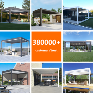 <span class=keywords><strong>Toldo</strong></span> Motorizado de Aluminio para Exteriores de 3x3, <span class=keywords><strong>3x4</strong></span>, 4x4, 6x4 Metros con Lona de PC y Control Remoto para Jardín, Patio, Balcón, Pérgola - Product Image 4