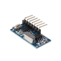Module récepteur RF 433 MHz avec code d'apprentissage, décodeur, sortie sans fil 4 canaux, kit DIY pour télécommande, encodage 1527