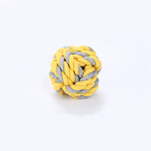 Commercio all'ingrosso divertente interattivo Set di giocattoli per cani cucciolo di Pet kewing nodo di corda di cotone corda per cani cigolante Set di giochi per cani - Product Image 5