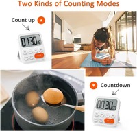 Timer Dapur Digital Timer Kelas untuk Anak-anak Stopwatch Digital Magnetik Jam
