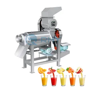 Limon domates suyu sıkacağı portakal suyu makinesi kırıcı ve meyve sıkacağı baskı makinesi