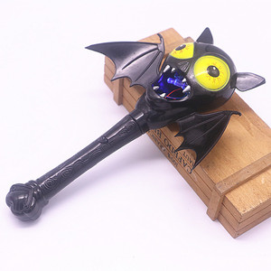 Jello Accessoires de fête d'Halloween Jouet pour enfants Tête de fantôme citrouille lumineuse et baguettes magiques de sorcière en plastique - Product Image 3