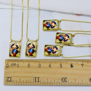 ของขวัญวันเกิด เครื่องประดับทองชุบ 18K จี้พระแม่มารี สร้อยคอแฟชั่นสำหรับผู้หญิงและผู้ชาย - Product Image 6