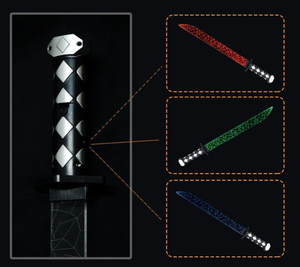 Épée lumineuse Nicro pour enfants, cadeau de fête, grande épée en acrylique clignotante, jouet lumineux pour enfants, décoration de fête néon - Product Image 3