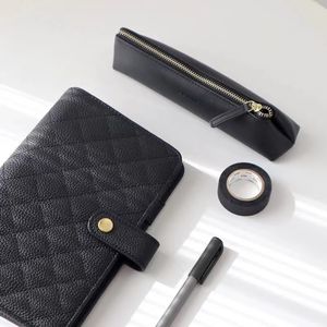 Funda de piel sintética personalizada, tamaño A5, textura croco, cuaderno, color beige - Product Image 4