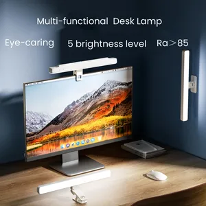 2024 New Arrival Rechargeable 3600mAh Eye Caring Computer Monitor Screen Lamp Bar Work Lamp Led Desk Lamp For Office Home