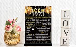 Pósters Acrílicos Personalizables <span class=keywords><strong>YUBI</strong></span> para Cumpleaños, Navidad, Graduación, Aniversario, Día de San Valentín, Decoraciones para Fiestas de 5.9x8.2 Pulgadas - Product Image 6