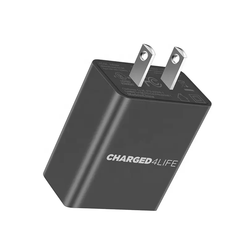 CHARGED4LIFE taşınabilir seyahat adaptörü abd/İngiltere/ab/hızlı şarj duvar şarj adaptörü 25W PD tipi C telefon şarj Samsung için