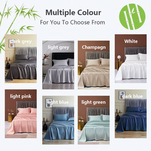 批发Oeko-TEX有机竹床上用品套装和特大号竹床单 - Product Image 5