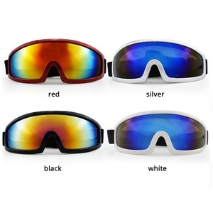 Grandes lunettes de soleil <span class=keywords><strong>pour</strong></span> animaux de compagnie Lunettes de neige en plastique de style simple <span class=keywords><strong>pour</strong></span> chiens Big Lens - Product Image 5