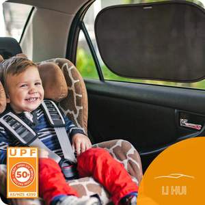 Film noir électrostatique anti-UV pour vitre latérale de bébé, pare-soleil de voiture en PVC 50x30, design LI HUI WB-00041 - Product Image 1