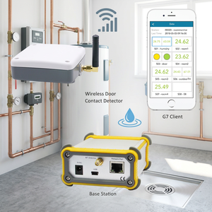 Detector de Fugas de Agua Inalámbrico para el Hogar Inteligente, con Batería, de Plástico, Subterráneo, con Clasificación IP65 y Alcance de 1200 m - Product Image 1