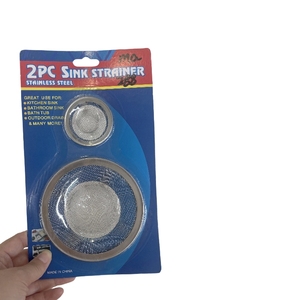 Оптовая продажа, металлический фильтр из нержавеющей стали для пола и канализации, фильтр для бассейна с круглой шляпной сеткой, изготовлено - Product Image 2