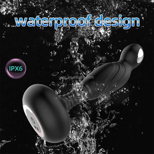 SacKnove Wireless Remote <span class=keywords><strong>Electric</strong></span> 10-Frequenz-Vibration 3-Modus-Stoßstopfen Prostata-<span class=keywords><strong>Massage</strong></span> gerät Männlicher Vibrator Anal Sexspielzeug - Product Image 2