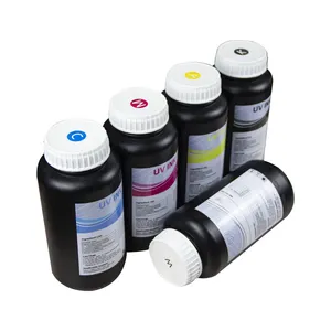 Cymk uv tinten vom set uv unsichtbare tinte für epson l805 xp600 i1600 13200 druckmaschine uv weiße tinte für den offsetdruck