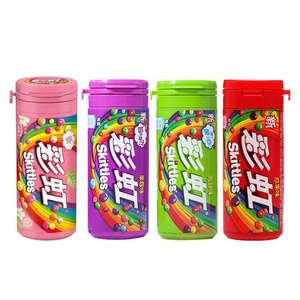 Skittle Sour Gummy Sweet Chewy Rainbow Jelly Beans Candy Caramelo <span class=keywords><strong>de</strong></span> goma suave para niños - Product Image 6