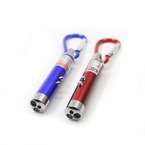 Keychain <b>Flashlight</b> <b>Led</b> Blacklight Aluminum Alloy Push Button Camping Light With Carabiner Hook - Product Image 3