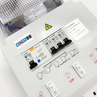 Tableau de distribution basse tension prêt à l'emploi avec éclairage LED intégré, en ABS/PC, indice de protection IP54, montable au mur