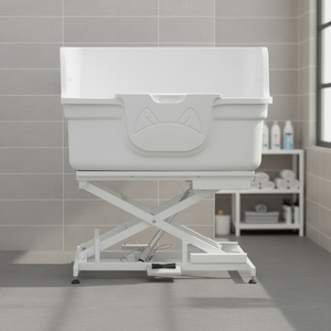 Baignoire électrique relevable en acrylique pour animaux de compagnie, baignoire commerciale pour toilettage canin - Product Image 1
