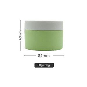 Vasetto per <span class=keywords><strong>Crema</strong></span> Cosmetica da 50g+50g con Logo Personalizzato, Confezione all'Ingrosso in PP con Tappo a Vite per Creme <span class=keywords><strong>Viso</strong></span> e Corpo - Product Image 6