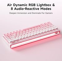 Clavier de jeu magnétique Mchose Ace 68 Air 65% à effet Hall, actionnement réglable, déclenchement rapide, RGB 8000Hz, filaire, Hot-Swap