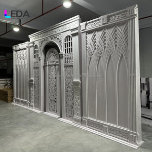 LEDA Classic Archway Acrílico Telón de fondo Decoración de arco estampado intrincado Perfecto para eventos de boda - Product Image 5