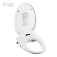 Siège de toilette intelligent à ouverture et fermeture automatiques, auto-nettoyant, pour salle de bain, couvercle de toilette sanitaire intelligent, vente chaude