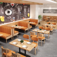 Meubles pour restaurants de restauration rapide très demandés : banquettes, canapés, tables basses et ensembles de chaises, canapés lounge pour cafés et centres commerciaux