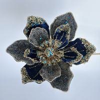 Nouvelles décorations de Noël 2026 pour sapin et couronne, fleurs de Noël, fleurs artificielles, poinsettia artificiel