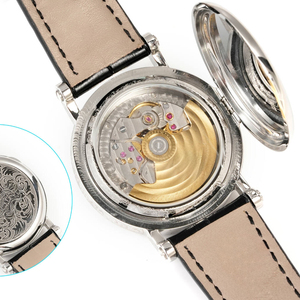 Reloj de pulsera elegante y lujoso de alta calidad, con diseño de homenaje a los viajes, indicador de fecha, caja resistente a los arañazos y movimiento automático. - Product Image 3