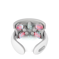 Masseur de cou chauffant portable 3D Shiatsu, sans fil, soulagement de la douleur corporelle, modèle électrique à impulsions cervicales JT-88 OEM/ODM Chine