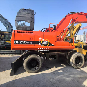 Excavatrice sur pneus d'occasion Doosan DH210W-9 en bon état, prix bas, 21 tonnes, hydraulique, DH210W-9 DH210W-7 - Product Image 5