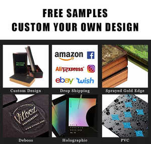 High Quality Factory Price Wholesale Golden Edges Gold <b>Black</b> Paper Oracle Deck Custom Printing Tarot Cards With Guidebook - Product Image 2