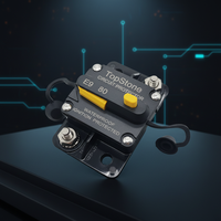 Interruptor de Reinicio Manual Impermeable E92C 50A 12V 48V de Montaje en Superficie para Protección de Motores de Bocinas y Cabrestantes Marinos y Automotrices