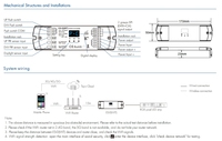 ES-D(WT) 5V 12V 24V double capteur PIR + double bouton poussoir WiFi SPI contrôleur pour bande de pixels LED RVB ou blanche Tuya APP contrôle