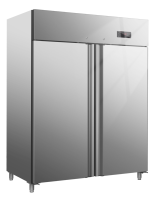 Congélateur commercial à double porte de 1350 L, refroidissement par air, affichage numérique, réglable, certifié CE/ETL