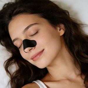 Cerotti Nasali Autoadesivi Ipoallergenici Traspiranti per Aprire i Passaggi Nasali Durante il Sonno Notturno Anti-Russamento - Product Image 1