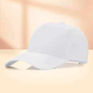 Quick-Drying Five-Panel Perforated Baseball Cap Breathable Waterproof Sun Protection Summer Unisex Mesh Hat - Product Image 1