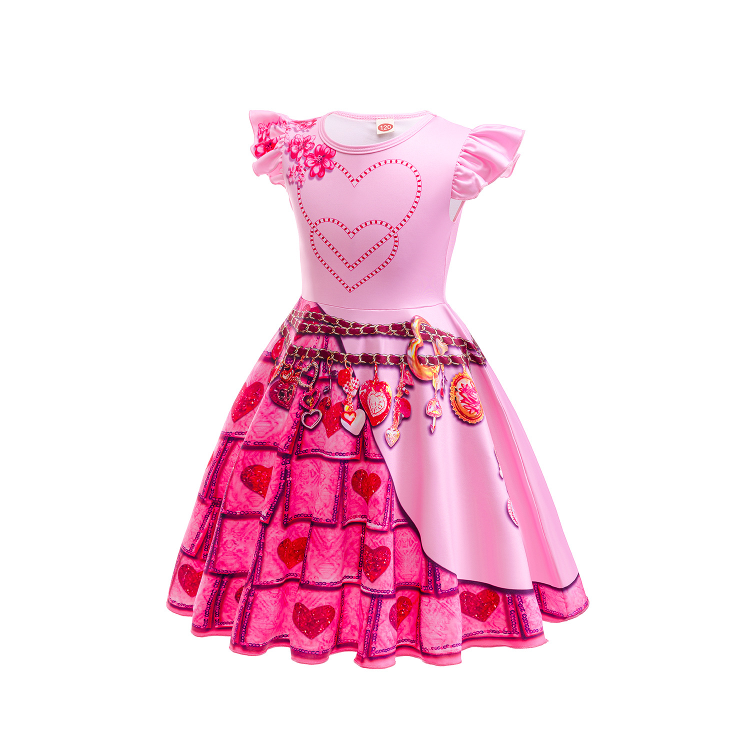 Kids Girls Descendants 4 Princess Dress - Halloween Cosplay