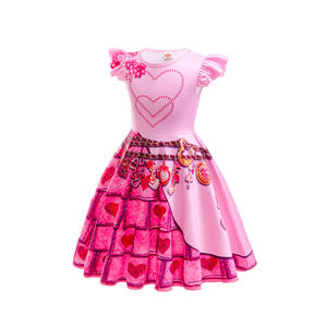 Vestido <span class=keywords><strong>de</strong></span> princesa Descendants 4 para niñas, <span class=keywords><strong>disfraz</strong></span> <span class=keywords><strong>de</strong></span> Halloween, fiesta, Cosplay, Descendant 4 The Rise of Red, <span class=keywords><strong>disfraz</strong></span> - Product Image 5