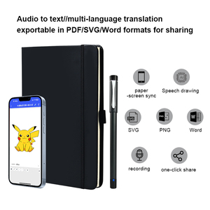 Venta al por mayor de fábrica: Set de Cuaderno y Bolígrafo Inteligente con Sincronización en Tiempo Real, Cuaderno de Ejercicios A5 con Función IA para Cualquier Persona (Android e iOS) - Product Image 1