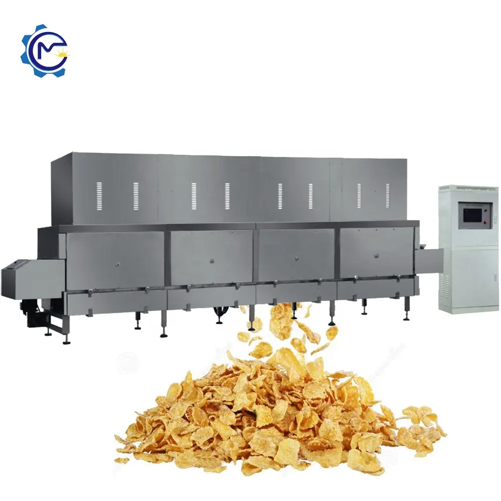 China Cornflakes Proces Machine Snack Puff Voedsel Apparatuur