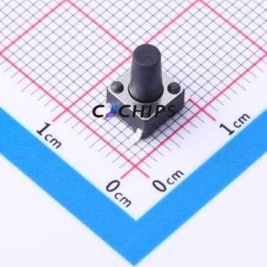 TSD003B09518A Tactile Switch SMD-4P,6x6mm Switch Round Button 1.8N Vertical Mount 6mm - Product Image 1