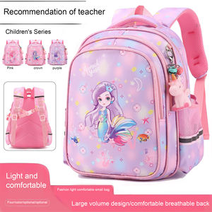 Amazons-<span class=keywords><strong>mochila</strong></span> de dibujos animados de sirena para niños, transpirable, de gran capacidad, para la escuela, de uso diario, superventas - Product Image 4