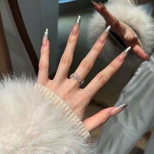 Dylam Lovely <b>Dainty</b> Fine Fashion Jewelry Rhodium Plated 925 Sterling Silver Cluster Flower 5A Zirconia Daily Wear Women <b>Rings</b> - Product Image 2
