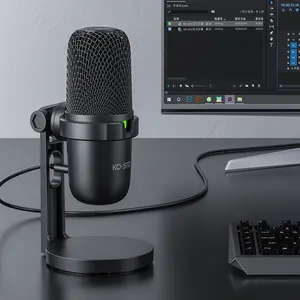 Micrófono de grabación de estudio de condensador Facebook transmisión en vivo profesional Mini Estudio micrófono inalámbrico para juegos